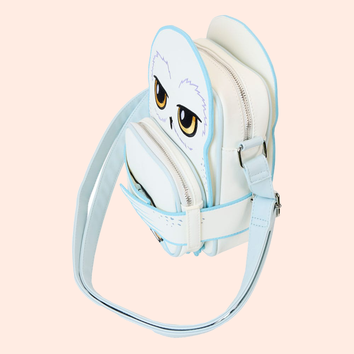 Harry Potter by Loungefly sac a bandouliere Hedwig Crossbuddies côté haut