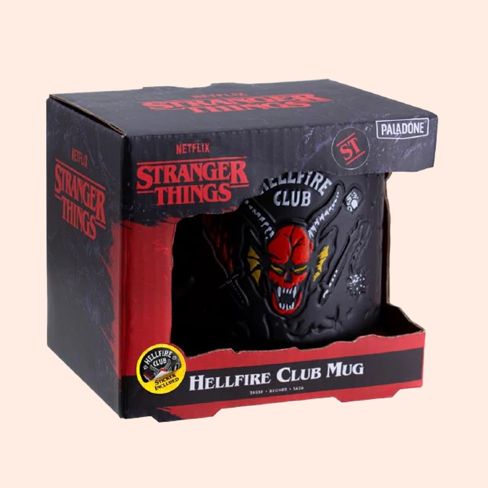 Mug Stranger Things Hellfire Club relief