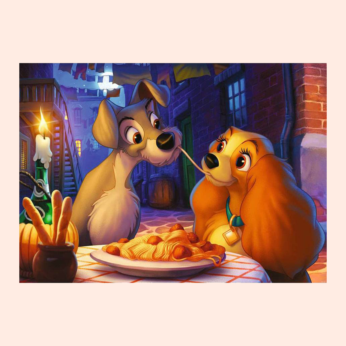 Puzzle La Belle et le Clochard – 1000 pièces