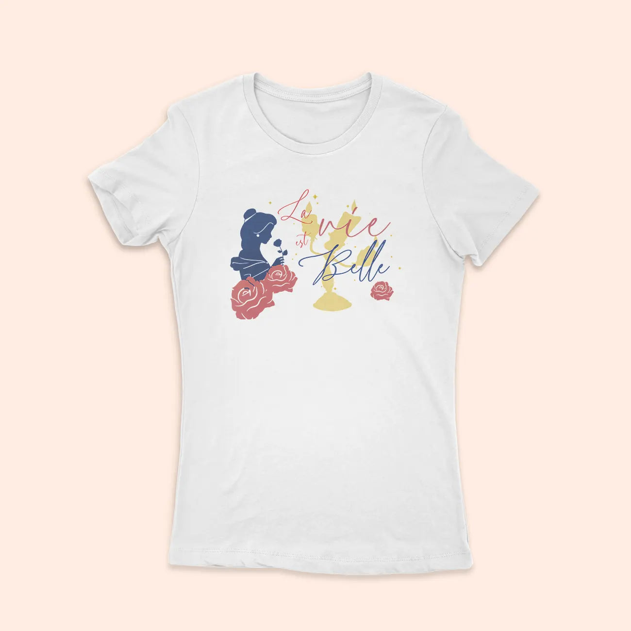 T-Shirt La Vie Est Belle (La Belle & La Bête)