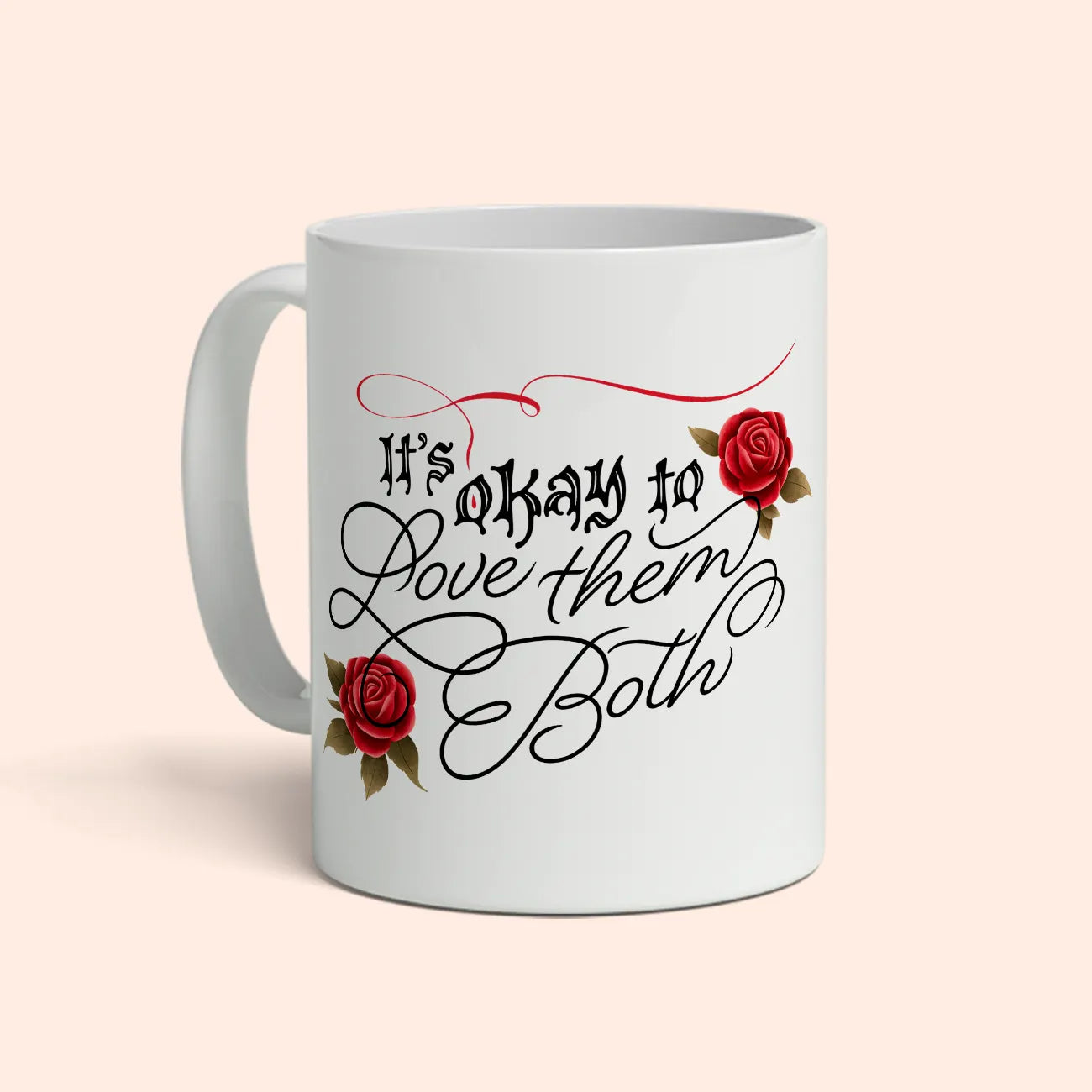 It's Okay To Love Them Both (Lettering)