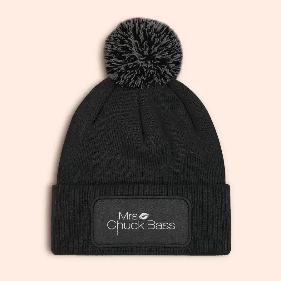Bonnet à ponpon "Mrs Chuck Bass" inspiré de la série Gossip Girl