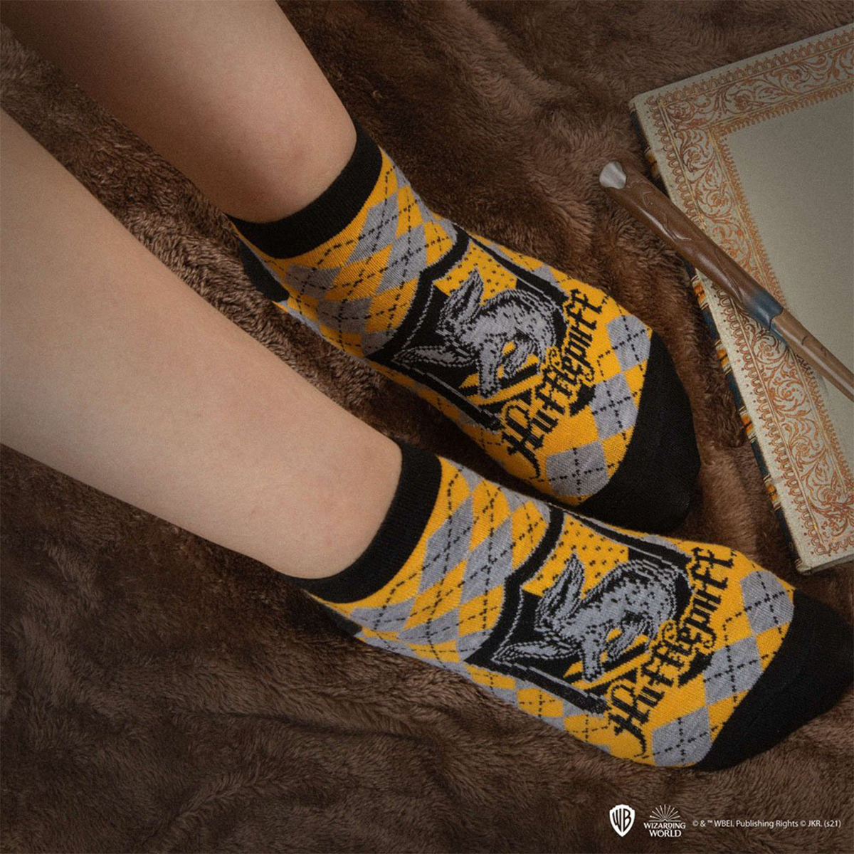 3 Paires de socquettes Poufsouffle Harry Potter photo 1