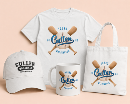 Kit Cullen Basebell Retro Blanc