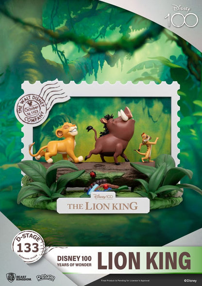 Diorama Disney D-Stage Lion King (Disney 100 Years) face