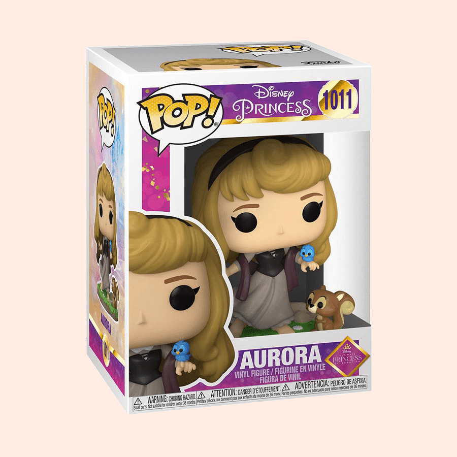 Disney Ultimate Princess POP! Disney Vinyl figurine Aurora 9 cm boite fenêtre emballage