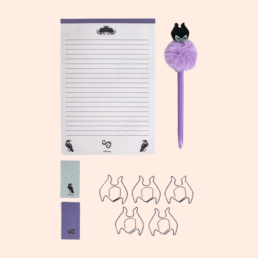 Disney Villains Set d'écriture 4 pièces
