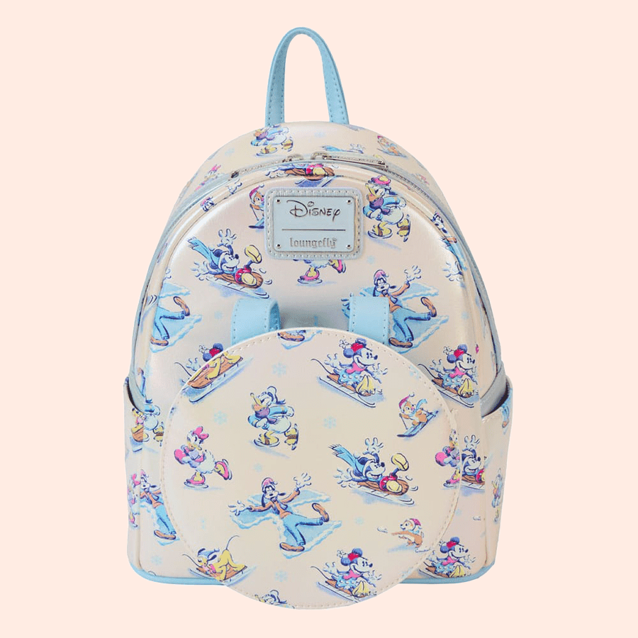 Disney by Loungefly set sac à dos et serre-tête Mickey & Friends 100th Anniversary AOP face