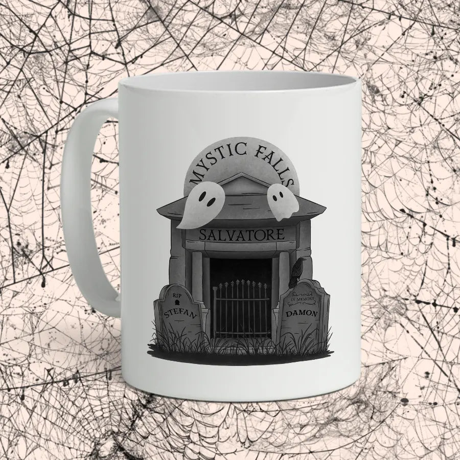 Taza del cementerio de Mystic Falls