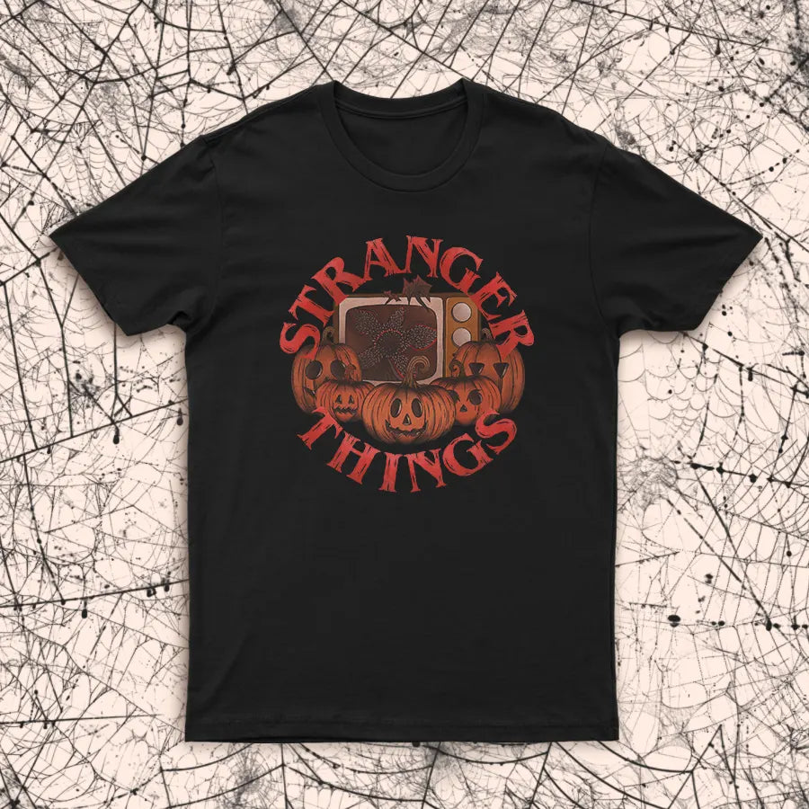 Stranger Things Pumpkin T-Shirt