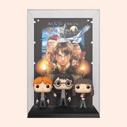 Harry Potter POP! Movie Poster et Figurine - Sorcerer's Stone Edition 9 cm