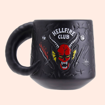 Mug Stranger Things Hellfire Club relief