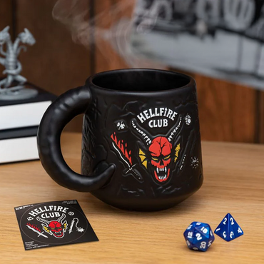Mug Stranger Things Hellfire Club relief