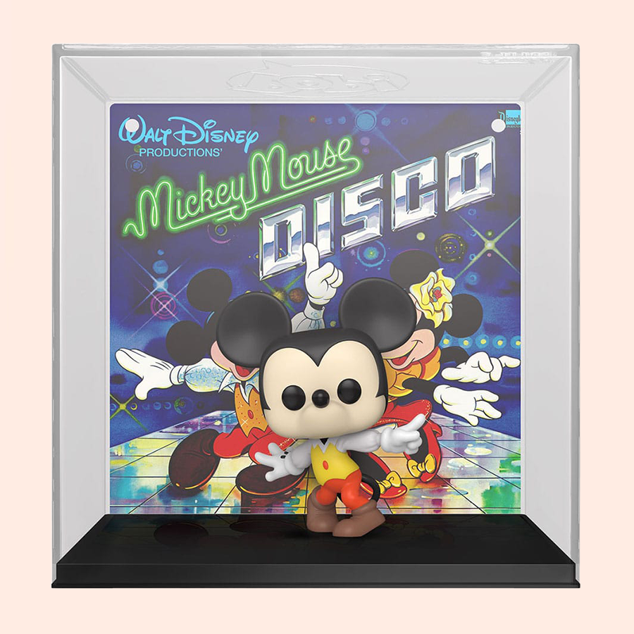 POP! Albums Disney - Mickey Mouse Disco (9 cm) boite fenêtre face