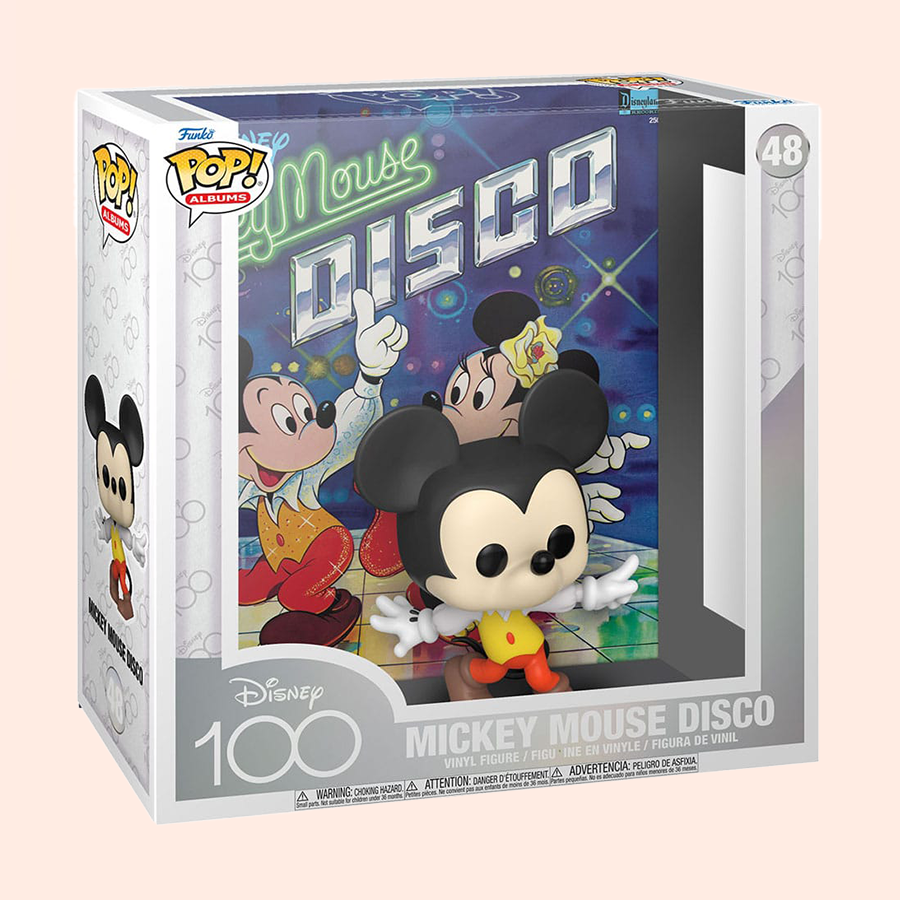POP! Albums Disney - Mickey Mouse Disco (9 cm) boite fenêtre côté