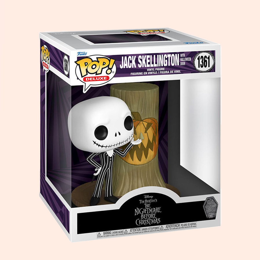POP! Deluxe 30th - Jack / Halloween Town (L’Étrange Noël de Mr. Jack) boite fenêtre