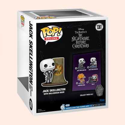 POP! Deluxe 30th - Jack / Halloween Town (L’Étrange Noël de Mr. Jack) boite fenêtre arrière