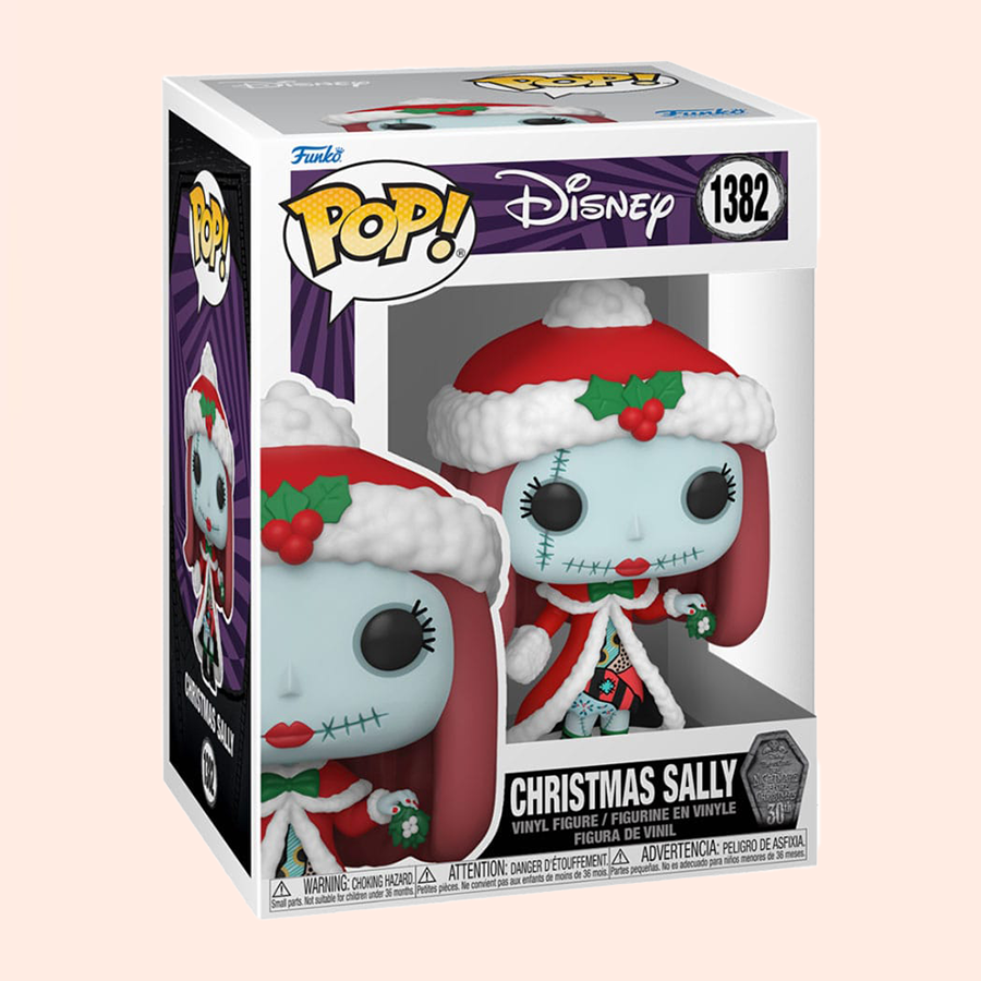 POP! Disney 30th - Christmas Sally (L’Étrange Noël de Mr. Jack) boite fenêtre