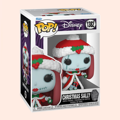 POP! Disney 30th - Christmas Sally (L’Étrange Noël de Mr. Jack) boite fenêtre