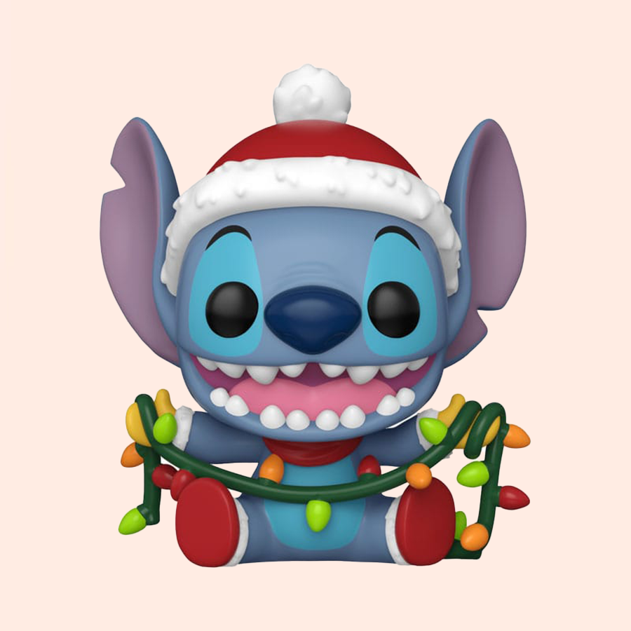 POP! Disney Holiday - Stitch avec Guirlandes Lumineuses (9 cm)