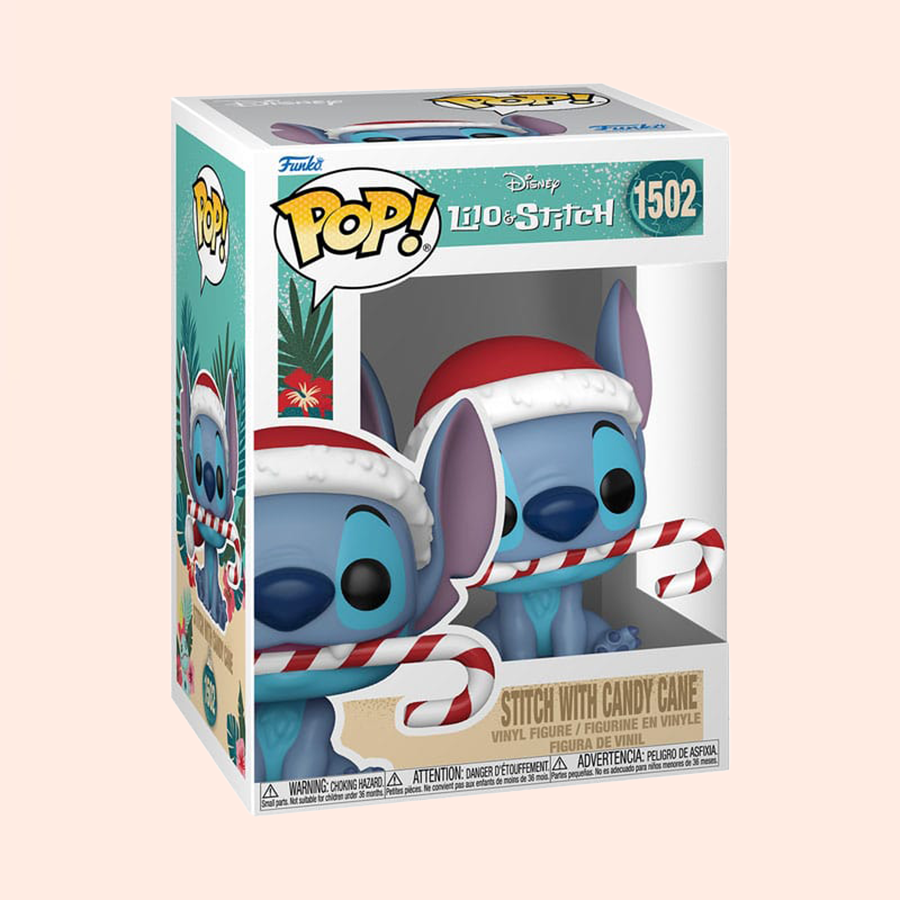 POP! Disney Holiday - Stitch avec Guirlandes Lumineuses (9 cm) boite fenêtre