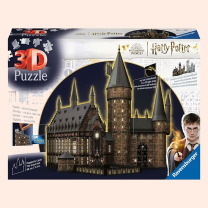 Puzzle 3D Harry Potter - Poudlard avec LED (643 pièces) boite