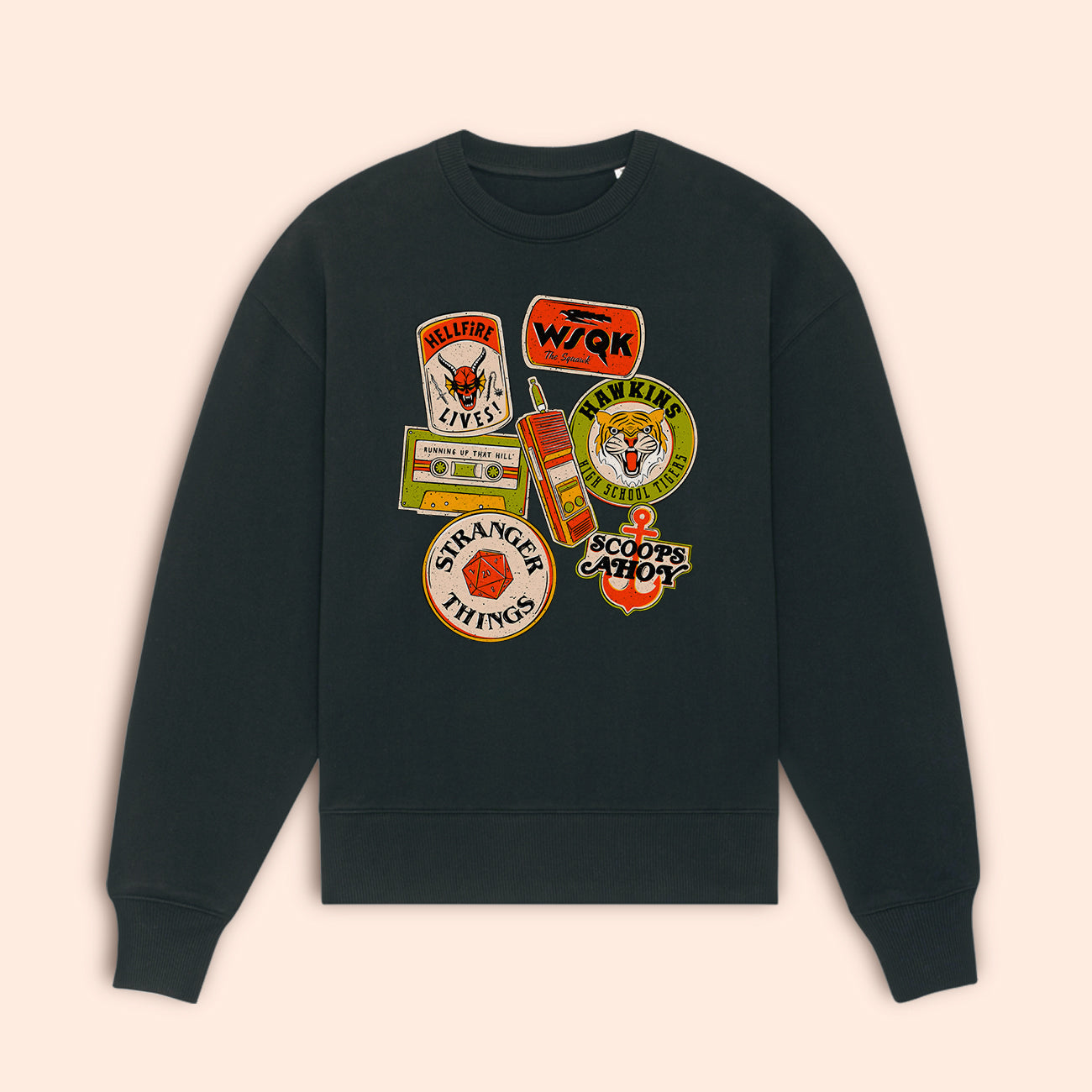 Sweats Stranger Things Stickers - PopCorn Nation