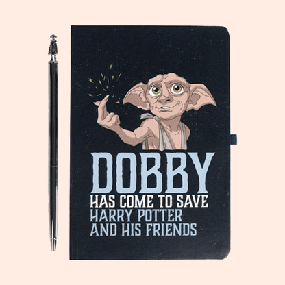 Carnet et stylo du set de papeterie Dobby (Harry Potter)