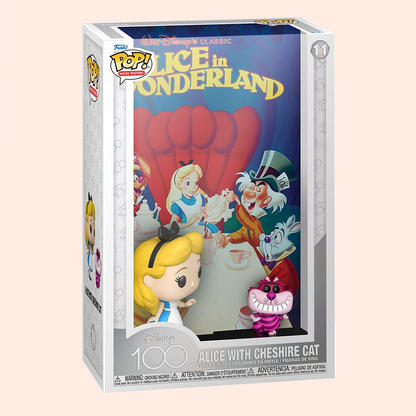 Set POP! Disney 100e Anniversaire Alice in Wonderland – Poster et Figurine 9cm boite