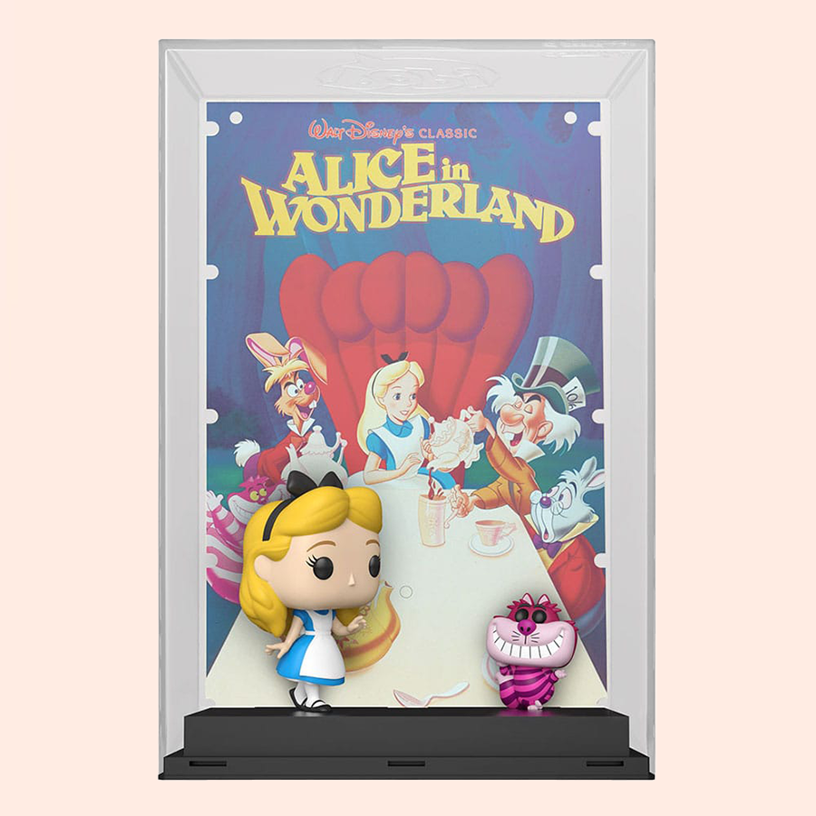Set POP! Disney 100e Anniversaire Alice in Wonderland – Poster et Figurine 9cm face
