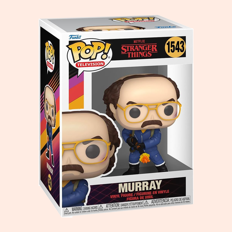 Stranger Things POP! Vinyl Murray lance-flammes 9cm boite fenêtre