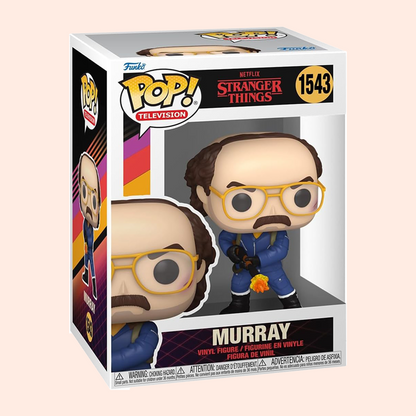 Stranger Things POP! Vinyl Murray lance-flammes 9cm boite fenêtre