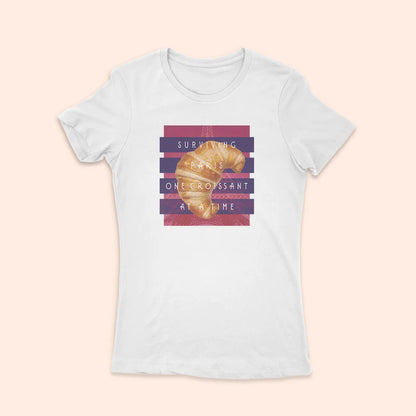 T-Shirt femme "Croissant" - Emily In P