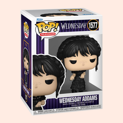 Wednesday POP! TV Vinyl figurine Wednesday Dancing 9cm boite-fenêtre