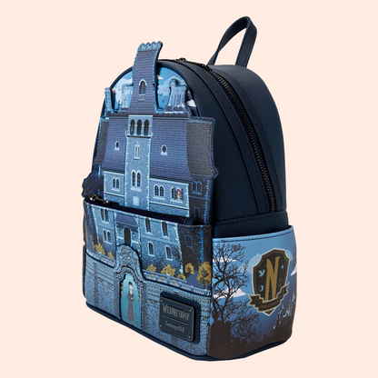 Wednesday by Loungefly sac à dos Mini Nevermore Academy côté