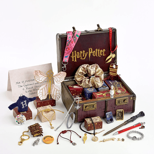 Contenu Calendrier de l'avent deluxe Harry Potter 2024 - Malle Poudlard