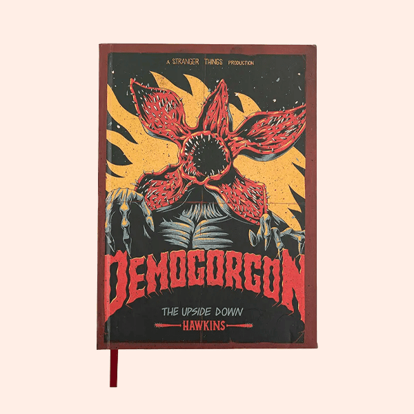 Stranger Things Demogorgon notebook - cover