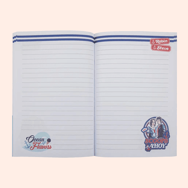 Intérieur carnet souple Scoops Ahoy - Stranger Things