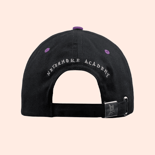 Nevermore Academy purple back cap - Wednesday