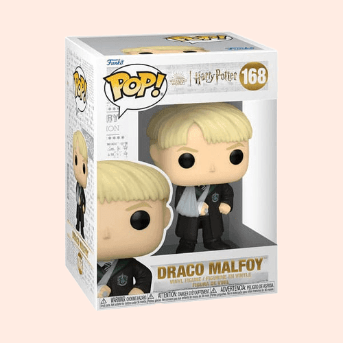 Boite fenêtre Harry Potter POP! Movies Vinyl figurine Malfoy w/Broken Arm 9 cm