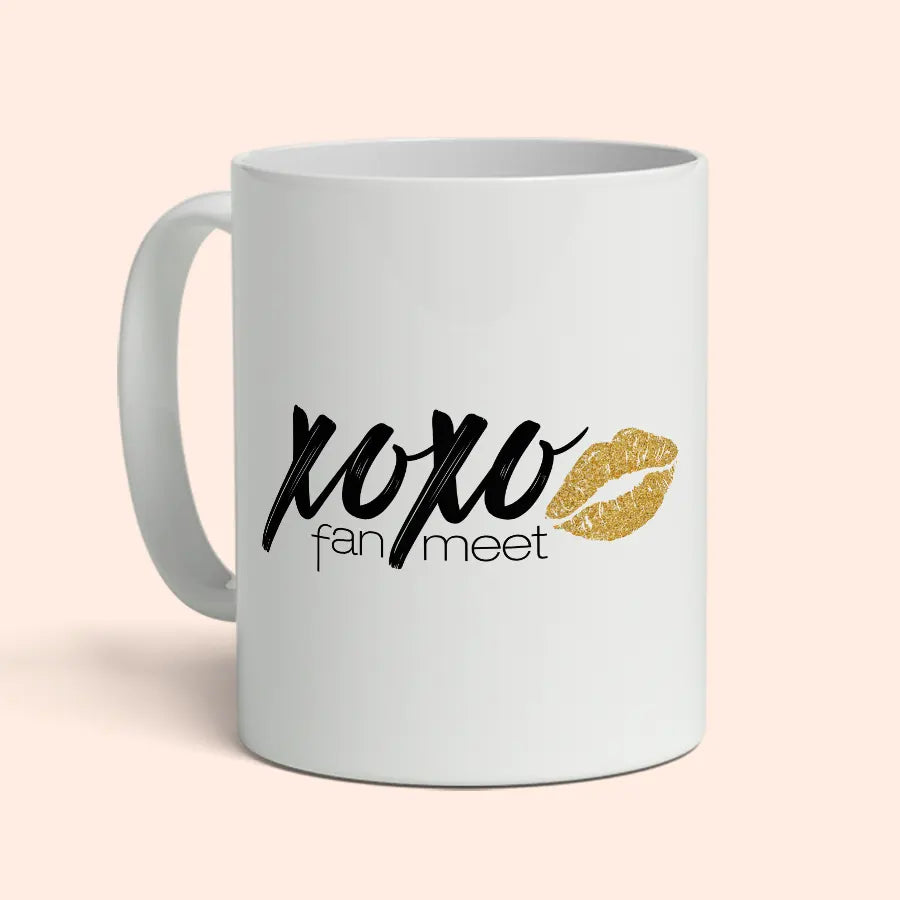 XOXO Fan Meet" mug