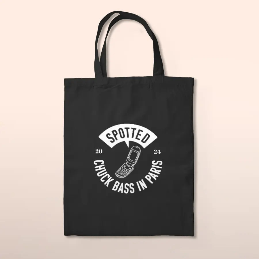 Tote-bag "Spotted: Chuck Bass in Paris"