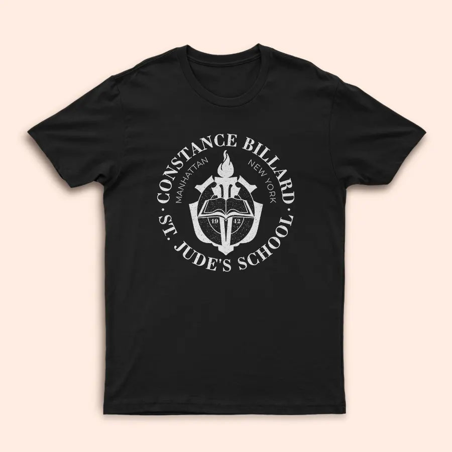 T-Shirt noir "Constance Billard St. Jude's School"